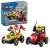 LEGO City Great Vehicles Pack de Carros de Corrida Pizza vs. Caminhão dos Bombeiros 60458