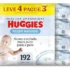 Toalhas Umedecidas Huggies Higiene Diária 120 U Pacote X 1