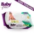 LENÇOS/TOALHAS UMEDECIDAS KIT COM 10 BABY FREE C/100unidades TAMPA FLIP -TOP