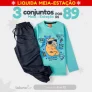 Leve 3 Conjuntos Meia-estação por R$ 89 🔥 Aproveite!