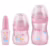 Lillo Kit de Mamadeira Primeiros Passos Rosa