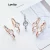 Lovito Elegante Relógio de Quartzo com Cadeia em Forma de Coração e Strass, Moda Luxo Leve para Mulheres LFA78162