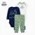 > Lucky baby/kit 3 pcs body manga curta ê longa bebê menino ê algodão calça/menino roupa bebe/conjunto cartersmenina