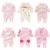 🔥 Macacão De Algodão Para Bebês De Manga Comprida Baby Girl Roupas Recém-Nascidos Itens 0-18M