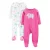 Macacão de dormir para bebês Cotton Sleep and Play, Pack of 2 Simple Joys by Carter’sMeninas