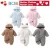 Macacão De Inverno Para Bebês De Manga Comprida Com Capuz Roupas De Criança