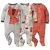 Macacão Gerber – Kit com 3 Sleep ‘N Play – Tam 0 a 3 meses