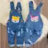 Conjunto Roupa Infantil Menina 6Meses-3 Anos Verão Moda Manga Longa Botão Casaco Suspensórios Vestidos Floral Tule De Princesa Para Bebê Recém-Nascidos