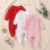 🛍️Macacão Menina Em Algodão Com 3 Unidades Cores Da Foto 0 A 3 Meses