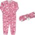 Conjunto de 3 peças de roupa para bebês meninas liso canelado com girassol, calça curta, roupa para cabeça