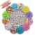🛍️Maleta Infantil 1850 Peças + Silicone Micangas de fazer Pulseiras Miçangas Colares