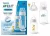 Mamadeira Anti-Colic Girafa Combo, Philips Avent, Transparente (2 mamadeira + 1 bico)