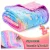Manta Infantil Brilha No Escuro Unicórnio Felpuda 1m x 80cm
