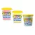 Massa de Modelar Acrilex Rosa, Amarelo e Azul Bebê 150g