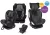 Maxi Baby Cadeira de Carro infantil Deluxe Rotação 360°, Sistema Isofix e Top Tether Grupo 0, 1,2,3 (0 a 36kgs), 2 cores