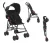 Maxi Baby Carrinho de Bebê Passeio Guarda Chuva MOVEE (Preto)