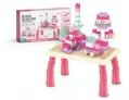 MESA INFANTIL EDUCATIVA COM BLOCOS DE MONTAR MEGA COMPRAS