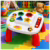 Mesinha Didática Infantil com Atividades – Brinquedo Educativo Sensorial com Formas de Encaixe, Engrenagens e Som – Coordenação Motora 12 Meses+