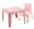 🛍️ Mesinha Pequena Infantil Rosa+Cadeira Poltrona Educativa