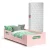 Mini Cama Infantil Montessoriana Com Colchão E Proteção Lateral