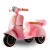 Mini Moto Elétrica Infantil 6V Scooter Retrô com Luz e Som Brinq Kids