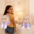 Mochila Infantil Coelha Peluciada LED com Orelhas que Mexem