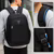 Mochila Masculina Bolsa Impermeável Faculdade Executiva Alça Reforçada Preto Liso