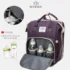 🛍️Kit Bolsa Maternidade Menino/Menina Mala de Luxo Térmica Impermeável Luender Baby