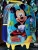 Mochila Rodinha G Escolar Infantil Mickey Mouse Disney Cor Azul Com Verde