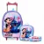Mochila Rodinha Infantil Escolar Feminina Menina Com Kit