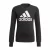 Moletom Infantil Adidas Essentials Feminino – Preto+Branco