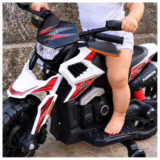 Moto Elétrica Infantil Turbon Com Rodinhas Branco Zippy Toys