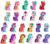 😍 My Little Pony Mini World Magic Coleção Meet The Minis 22 Figuras Hasbro Exclusivo Amazon Crianças 5 Anos