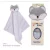 Naninha com Carinha Bichinho/Porta Chupeta bebê Pelúcia Toque Suave Soft