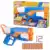 Nerf N Series Agility – Lançador em plástico azul e laranja com 12 dardos Nerf N1 (compatíveis apenas com lançadores N Series), para crianças a partir de 8 anos