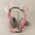 > 🛍 Orelha de Gato para Fone de Ouvido  + Asinhas | Kit Gamer Rosa | Acessório para headset | Neko cosplay
