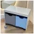 Organizador de Brinquedos Bancada Infantil 2 Gavetas Com Rodinhas em MDF