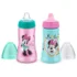 Clingo Colher Silicone Ponta Dupla, Rosa