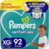 Fralda Pants Huggies Proteção Acolchoada, Tamanho M, 72 unidades, Estilo Roupinha, Cintura Macia, Fácil de Colocar