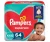 Pampers Fraldas Supersec Xxg 64 Unidades
