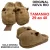 Pantufa Inverno Infantil Capivara Sola Antiderrapante Marrom Menino Menina Chinelo de Quarto Tamanho 29 ao 40