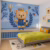 🛍️ Papel de Parede Infantil Autocolante Ursinho Principe 3D Para Decorar Quarto de Bebê e Criança m²