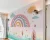 Papel de Parede Infantil Tema Arco-Íris Soft Color Para Decorar Quarto de Criança