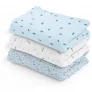 Papi Textil Cueiro Flanel Papi Estampado Para Bebê 1 0M X 80Cm Contém 03 Un