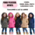 PARKA INFANTIL CASACO DE FRIO MENINA JUVENIL BLUSA PRO FIO KIDS JAQUETA PELUCIADA CAPUZ REMOVIVEL PUFFER PRETO ROSA PINK