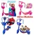 Patinete Infantil 3 Rodas Barbie Princesa Homen Aranha Stitch Labubu Musica Com Cesta Luz Promoção