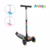 Patinete infantil 3 rodas com led luzes dobrável (3 Cores)