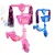 Patinete Infantil 3 Rodas com Led Som e Cesta Menino Menina