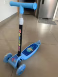 Patinete Infantil 3 Rodas Led Dobrável Luppy Azul Maxi Toys