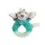 Pelucia Chocalho Oval Cachorrinho Azul